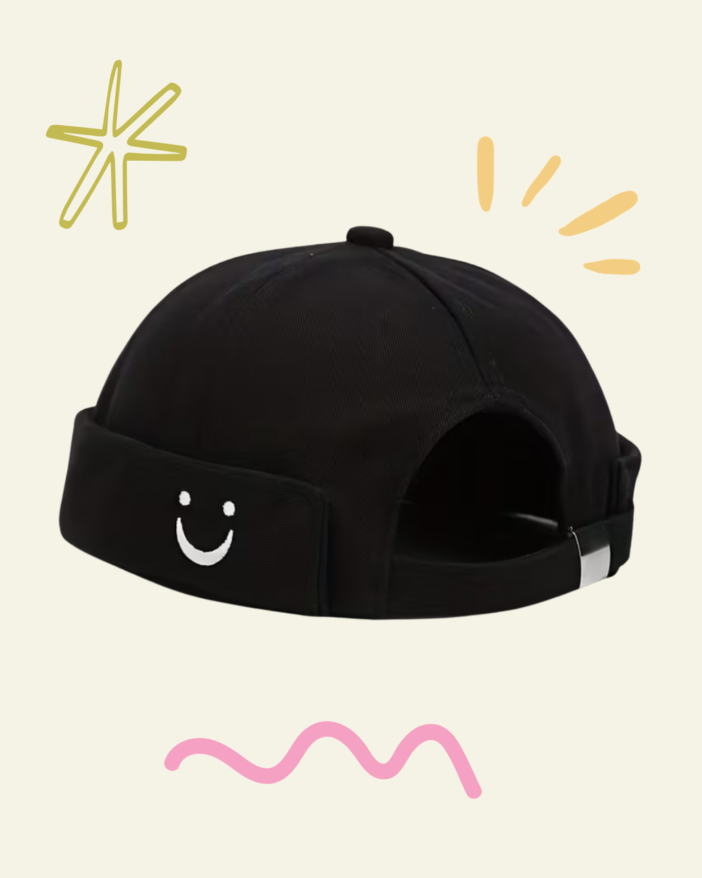 Smiley Docker Hat