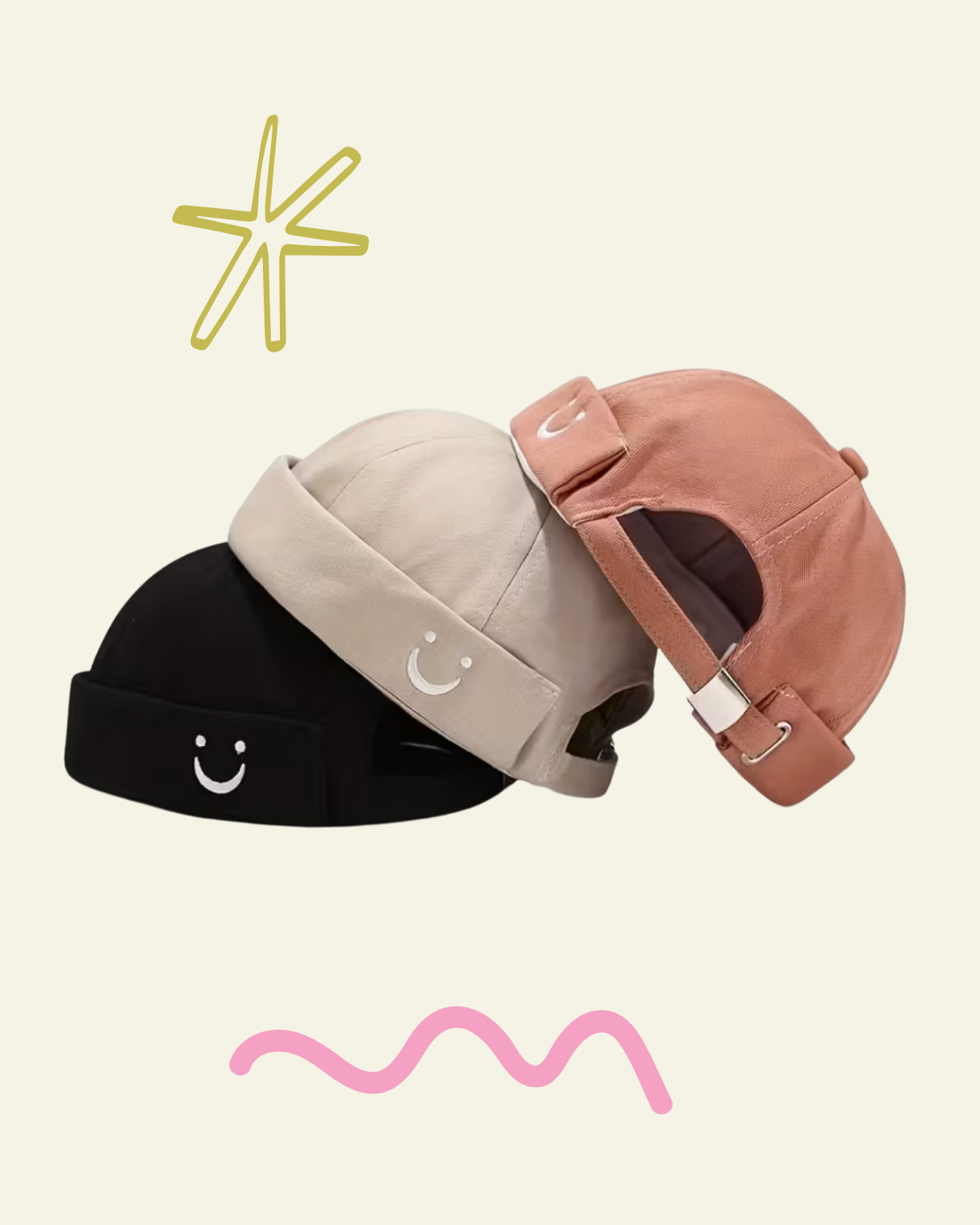 Smiley Docker Hat