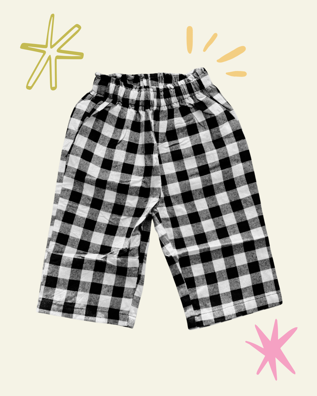 Gingham Trouser