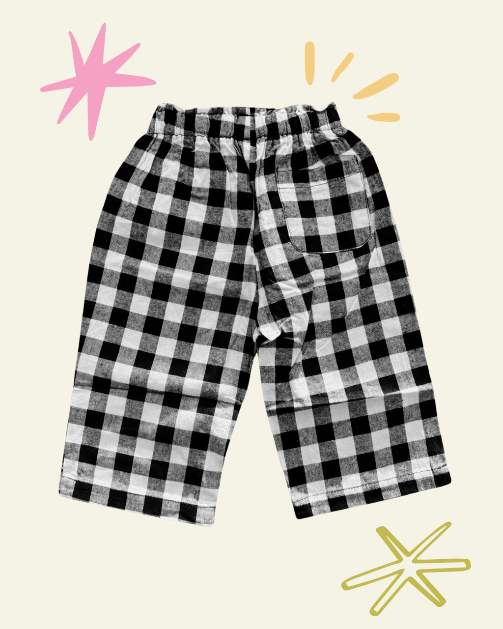 Gingham Trouser