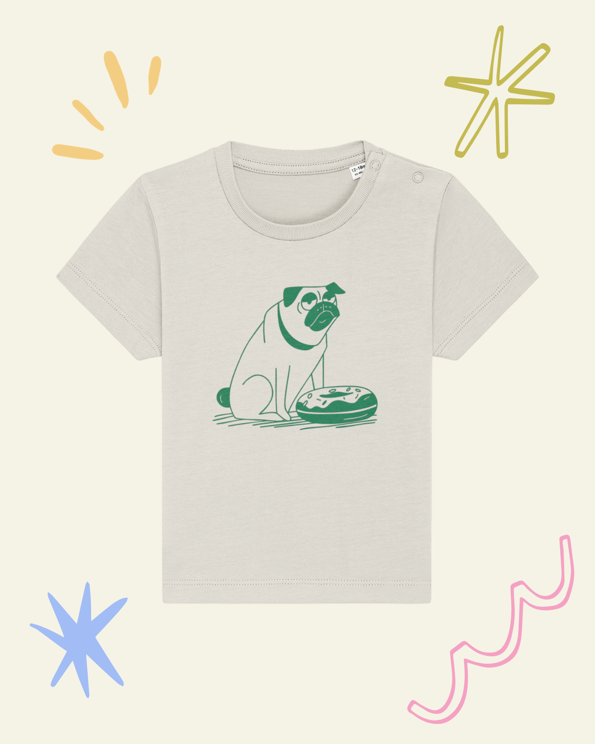 Donut Pug T-Shirt