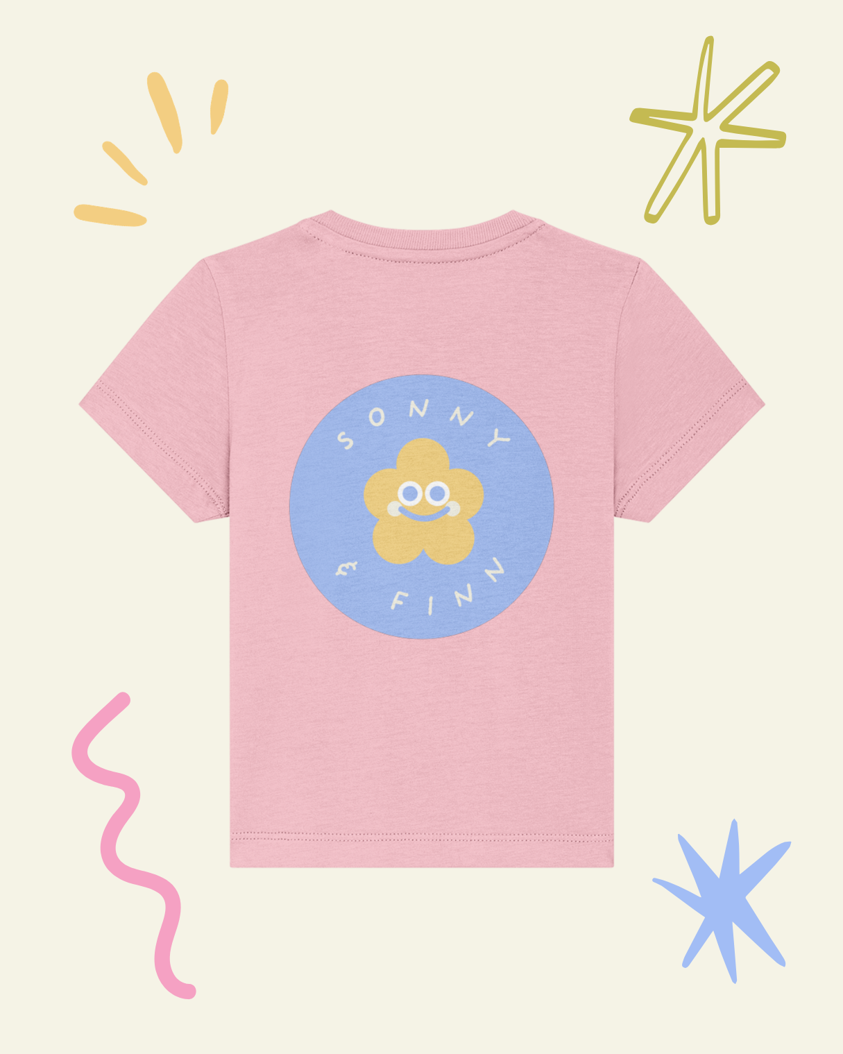 Pink Round Logo T-Shirt