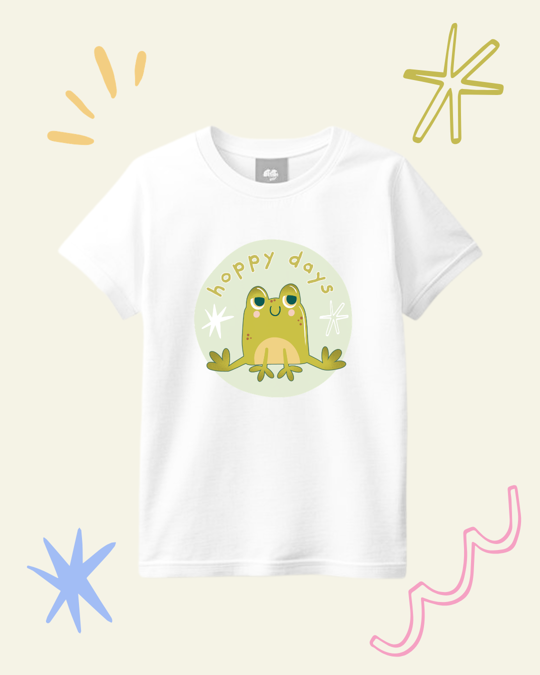 Hoppy Days Frog T-shirt