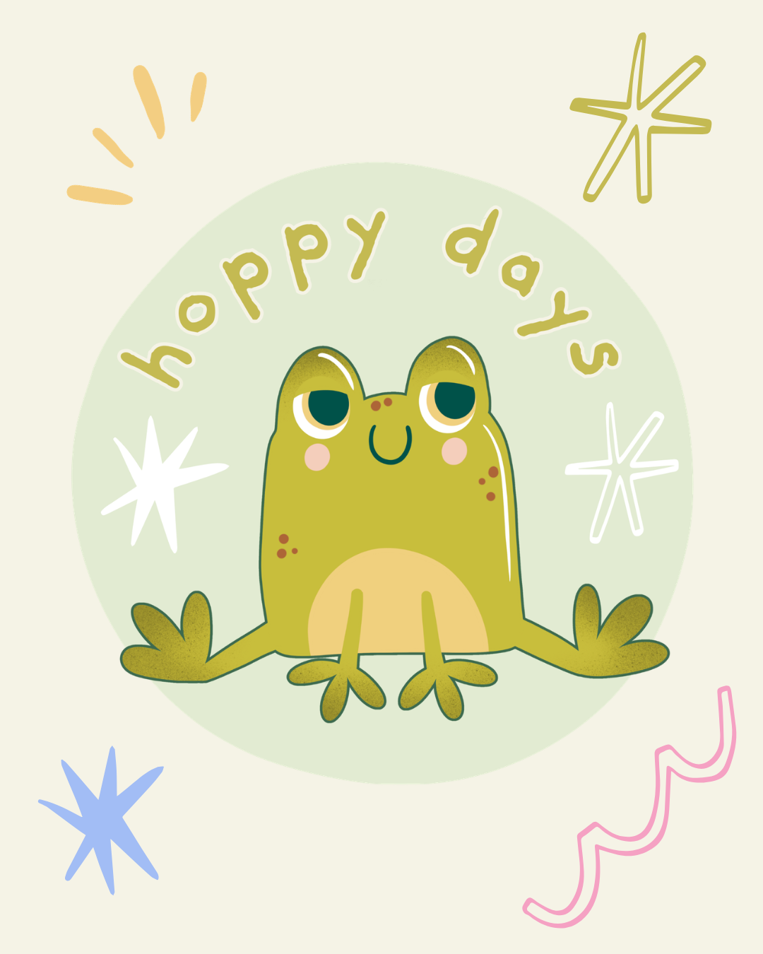Hoppy Days Frog T-shirt