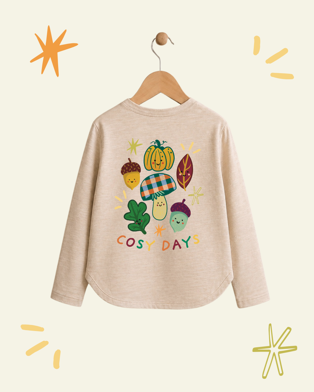Cosy Days Long Sleeve T-shirt - PRESALE