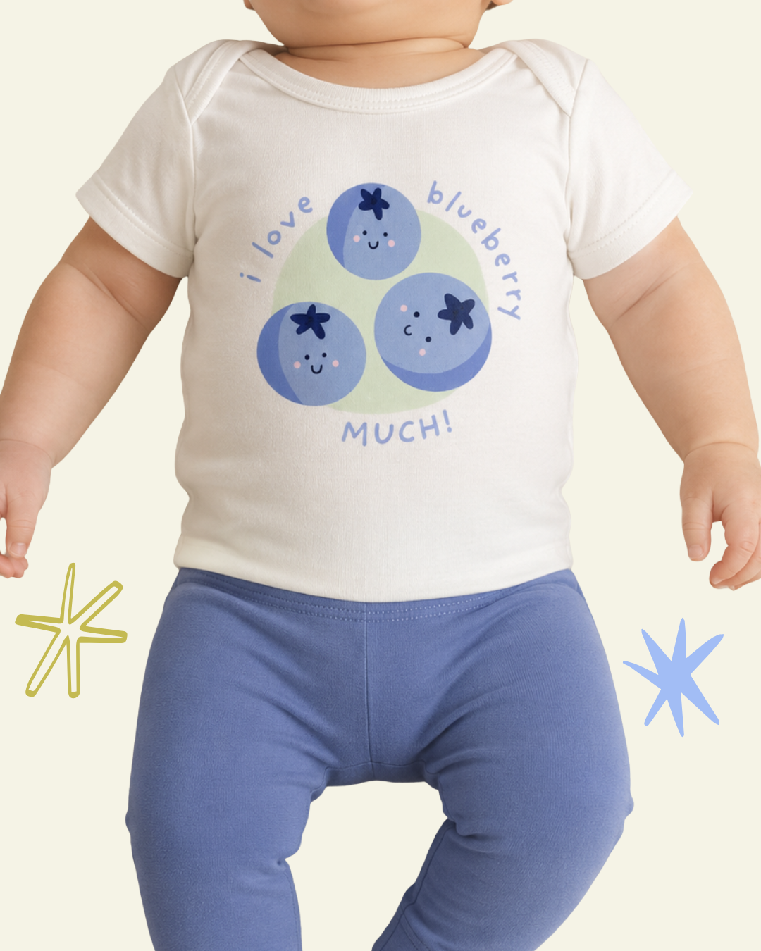 Baby Vests Fruit & Veg 2 Pack