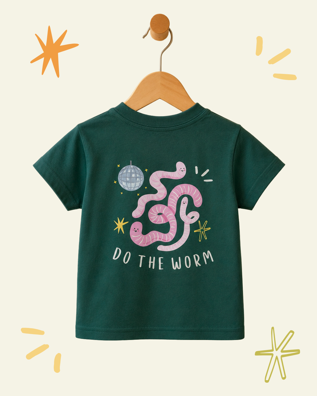 Do the Worm Green T-shirt - PRESALE