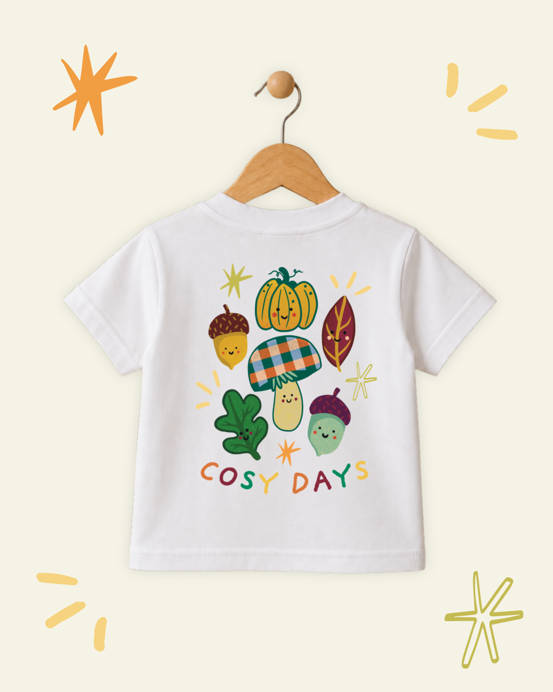 Cosy Days White T-shirt - PRESALE