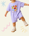 Fruit Salad Romper Lilac