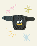 Smiley Face Jumper - Dark Grey
