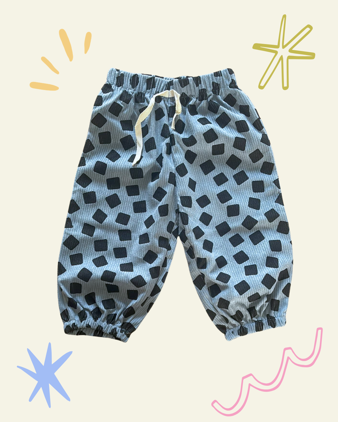 Blue Casual Trousers